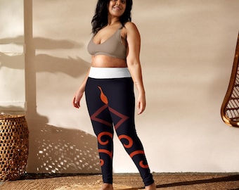 Inner Fire Yoga Leggings, Sigil Trainingshose, hoch taillierte Fitnesskleidung