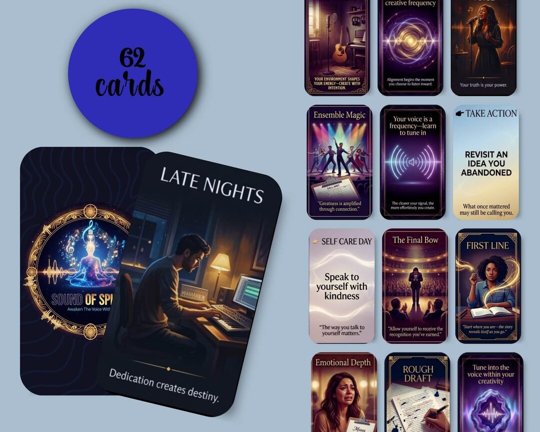 Creative Activation & Self Expression Oracle Cards - Etsy