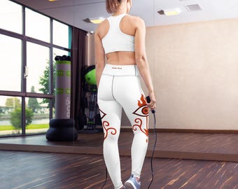 Inner Fire Yoga Leggings, Sigil Trainingshose, hoch taillierte Fitnesskleidung