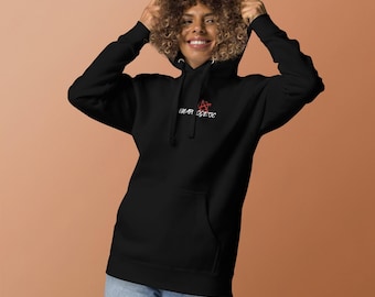 Unapsteckerer Hoodie, Empowerment Sweatshirt, Vertrauen Pullover, Selbstliebe Hoodie, motivierende Streetwear, mutige Statement-Kleidung