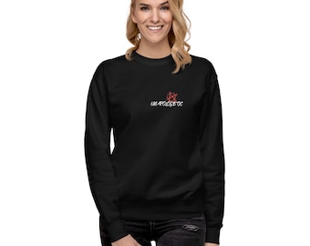 Unapsteckeres Sweatshirt, Empowerment Rundhalsausschnitt, Vertrauen Pullover, Selbstliebe Shirt, motivierende Sweatshirt, mutige Statement-Kleidung
