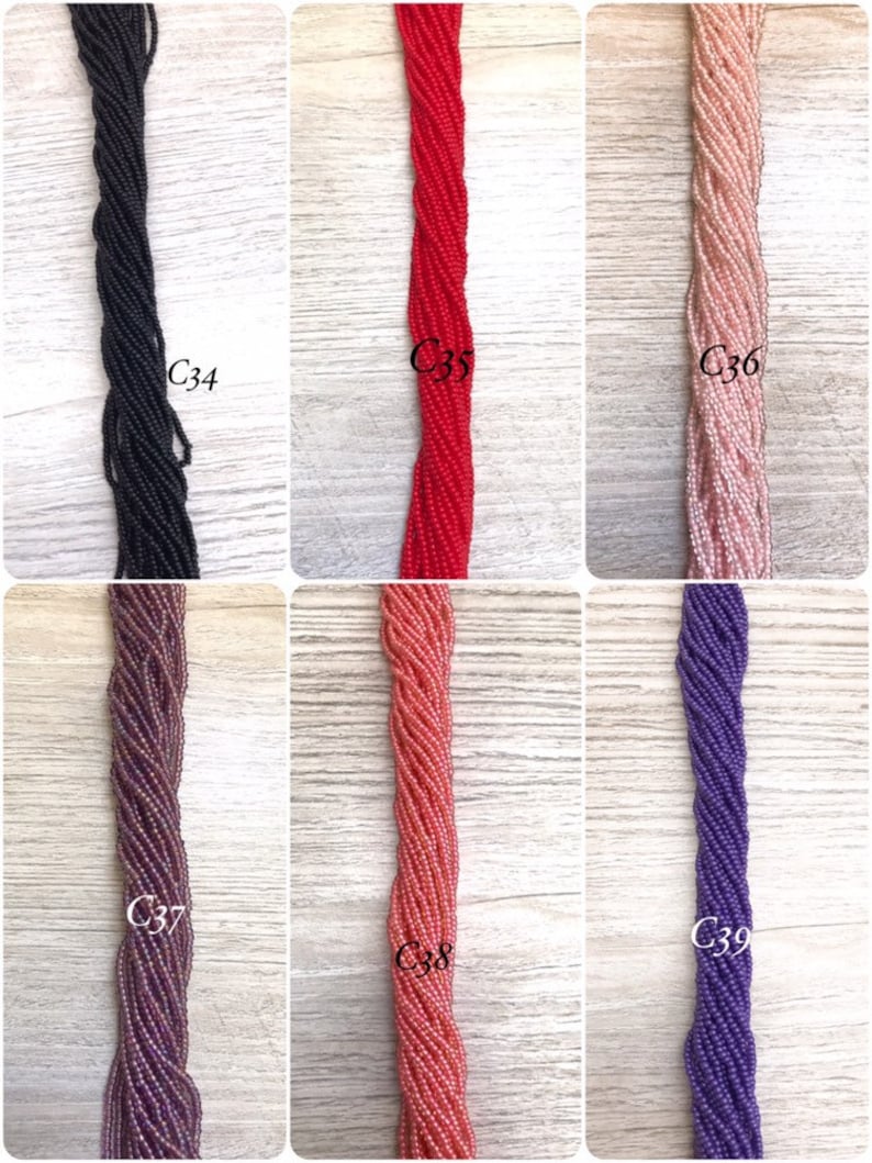 Beaded Lanyard: Crochet Seed Bead ID Card Holder image 10