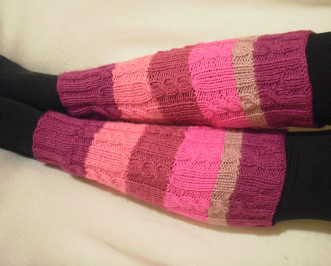 Knit Leg Warmers / Handmade Leg Warmers / Handknitted Leg Etsy