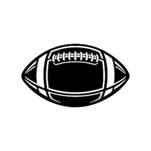 Amerikansk fotbollsboll SVG PNG-klippfil, Cricut Design Digital