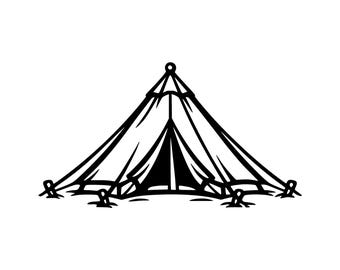 Camping Tent SVG PNG Cut File, Cricut Design Digital