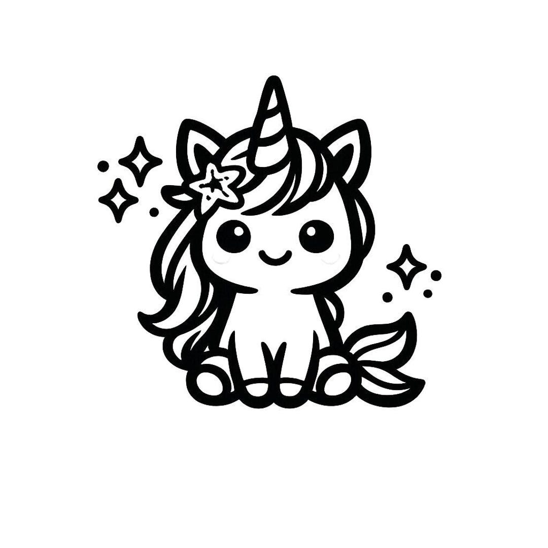 Kawaii Unicorn SVG PNG Cut File, Cricut Design - Etsy
