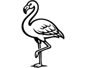 Flamingo SVG PNG Schnittdatei, Cricut Design Digital