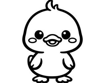 Baby Chick SVG PNG Cut File, Cricut Design Digital