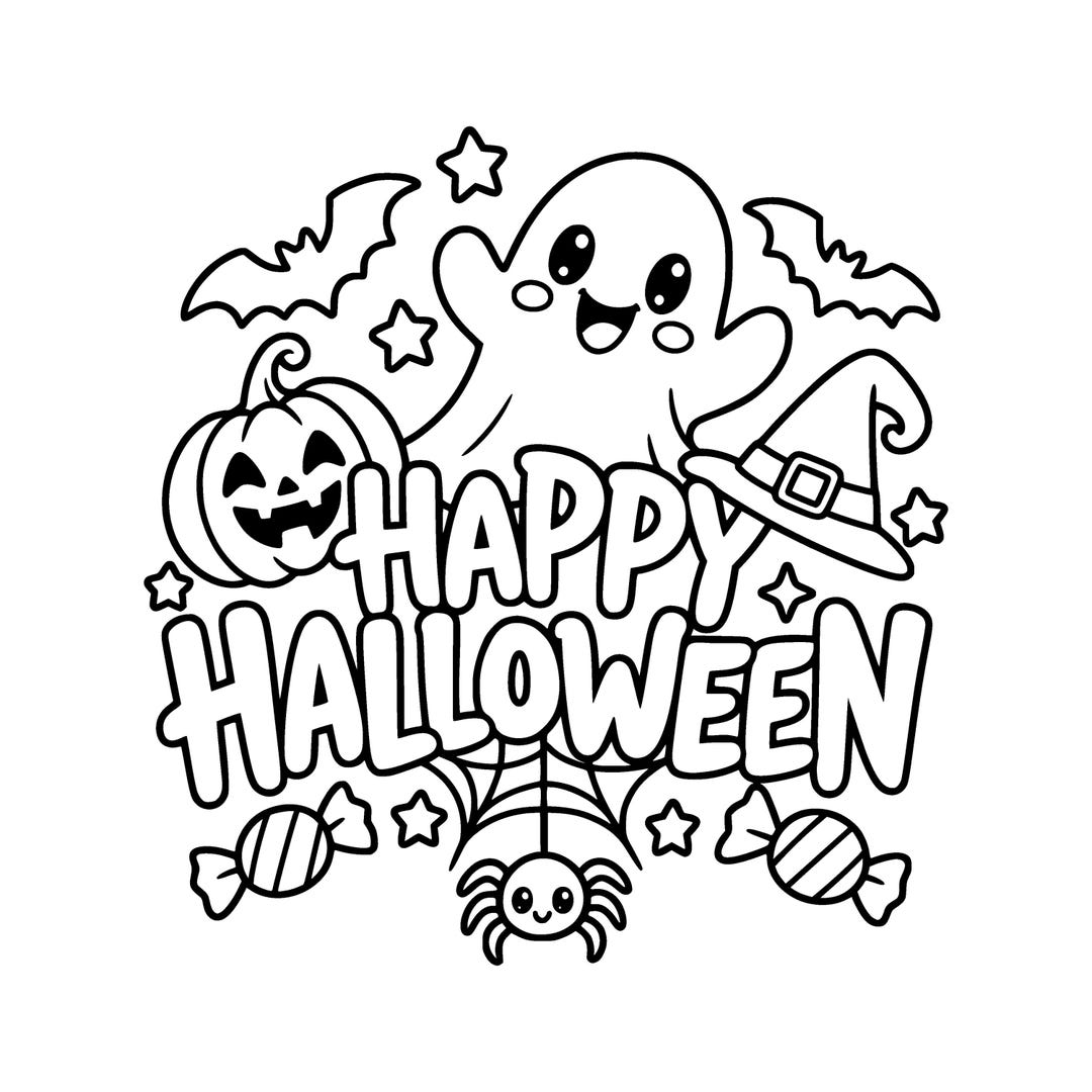 Happy Halloween SVG PNG Cricut Cut File - Etsy UK