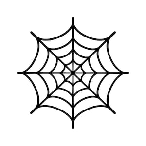 Halloween Enkel Spindelnät SVG PNG Cricut Cut-fil