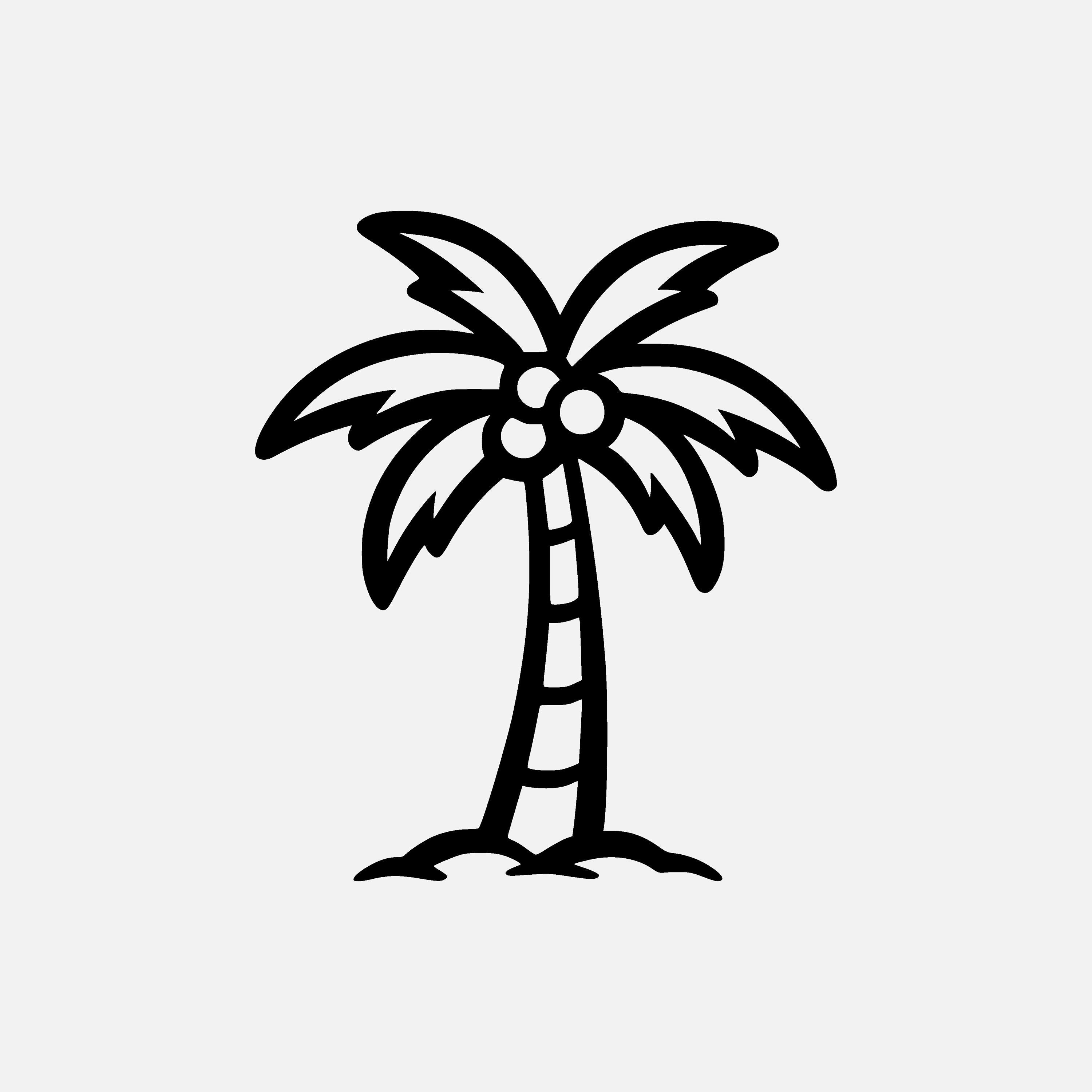 Palm Tree SVG PNG Cut File, Cricut Design Digital - Etsy