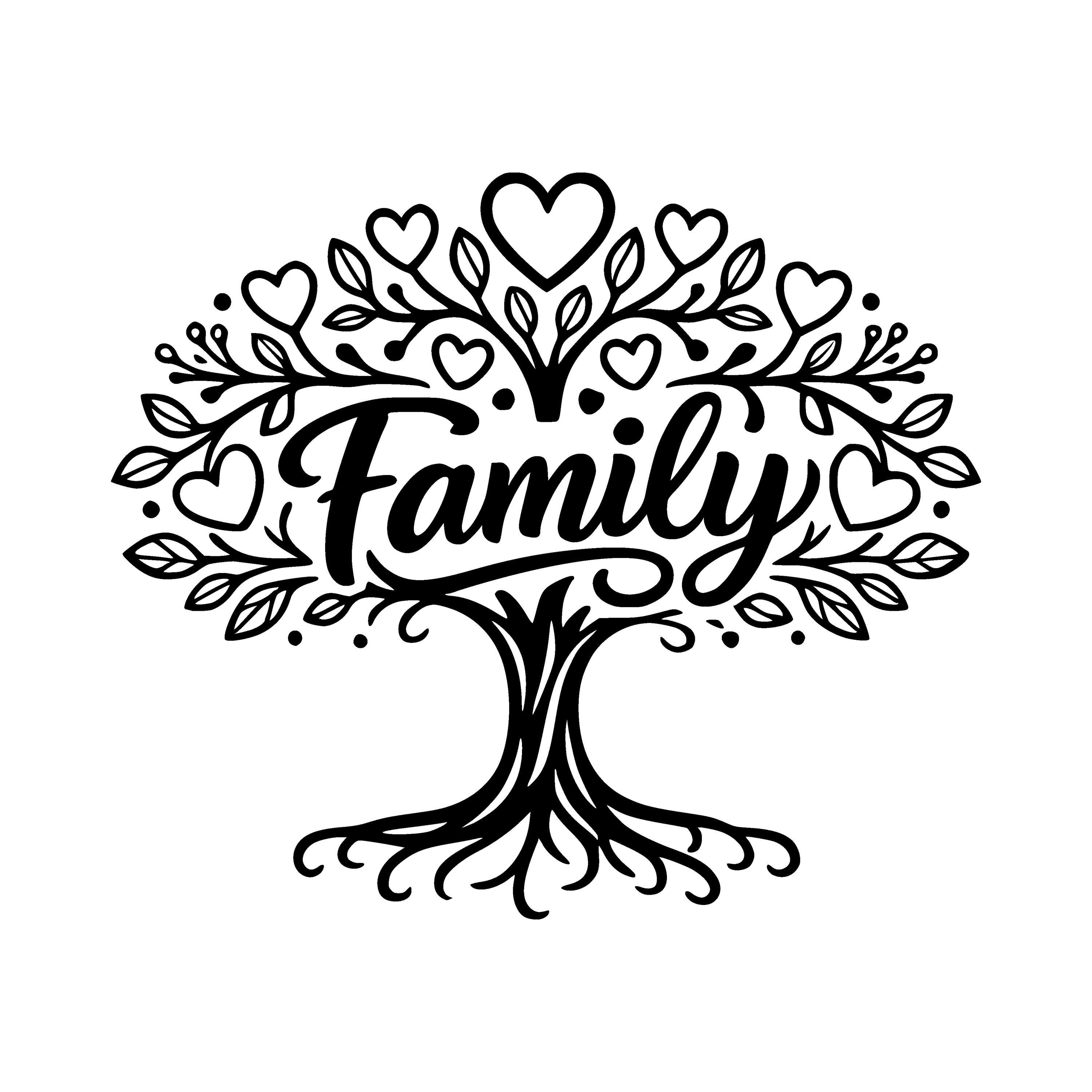 Family Tree SVG PNG Cut File, Cricut Design Digital - Etsy