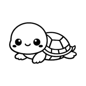 Babysköldpadda SVG PNG-klippfil, Cricut Design Digital