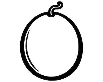 Melon SVG PNG Cut File, Cricut Design Digital