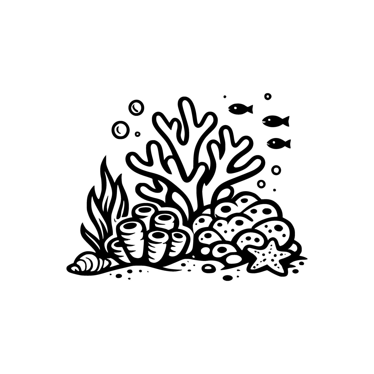 Coral Reef SVG PNG Cut File, Cricut Design Digital - Etsy