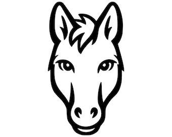 Horse Head SVG PNG Cut File, Cricut Design Digital