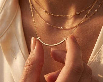 pendant sterling tiffany smile necklace silver