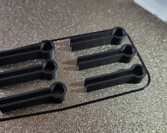 3D Printed Car Cable Clips: USB Wire Management Adhesive Mount (20 Pack)