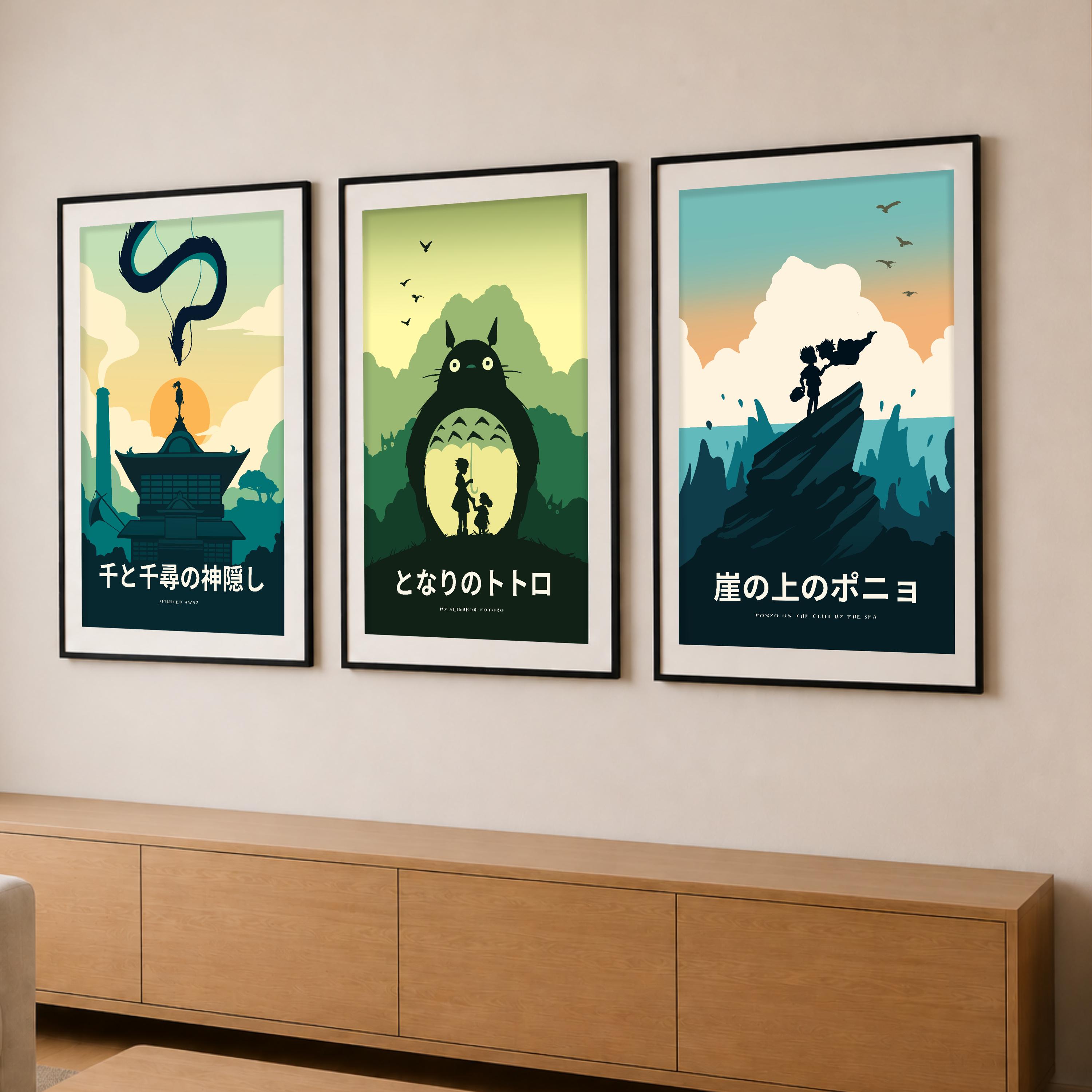 Ghibli wall art - Etsy 日本