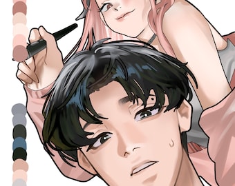 Custom OC Commission | Character Art | Digital Illustration | Original Character Drawing