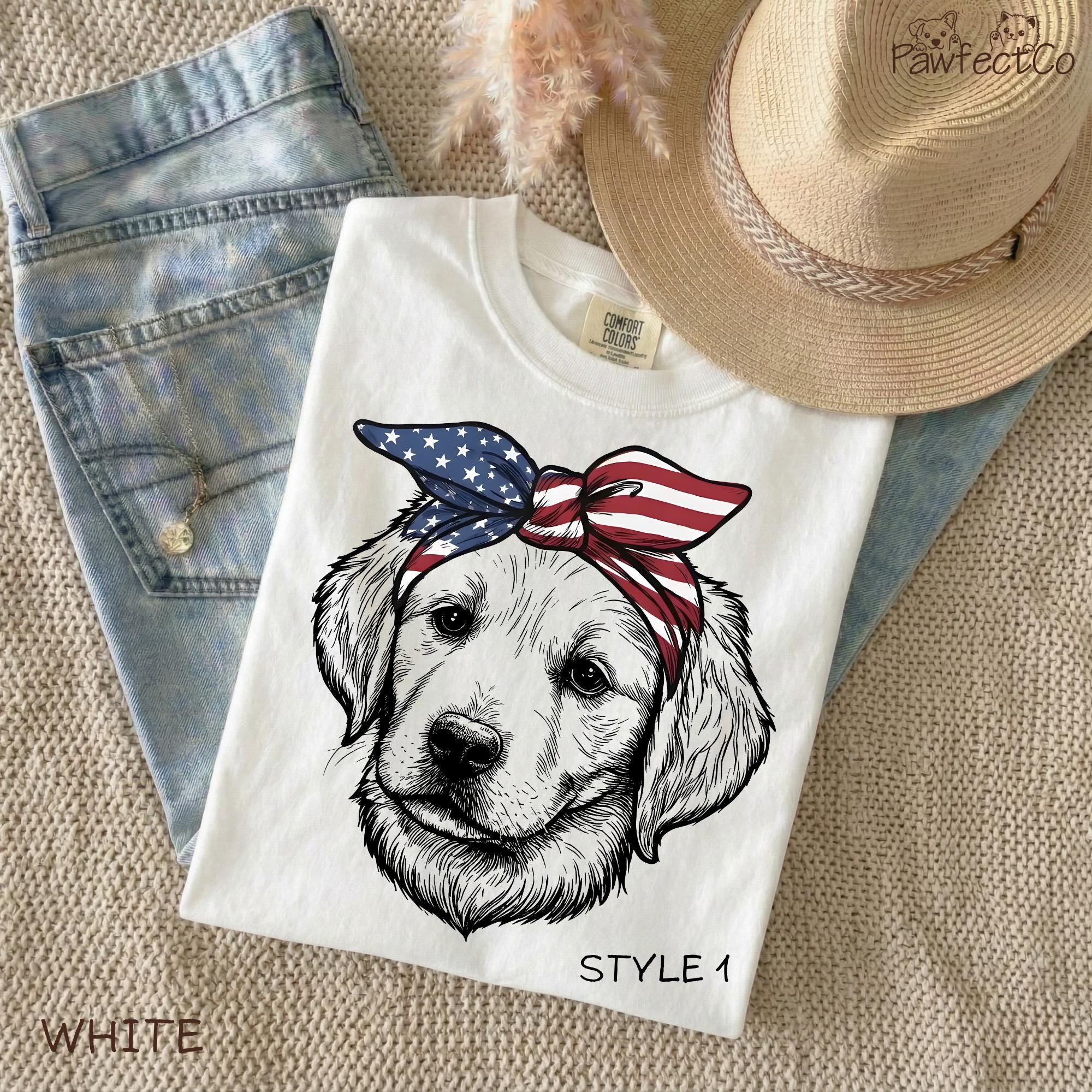 Custom Comfort Colors Personalized Dog Shirt, Custom Pet Portrait Tee ...