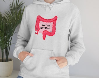 You've Gut This! Unisex Hooded Sweatshirt | Funny poop hoodie, constipation humor, bathroom humor, poop apparel, poop clothing, poop emoji