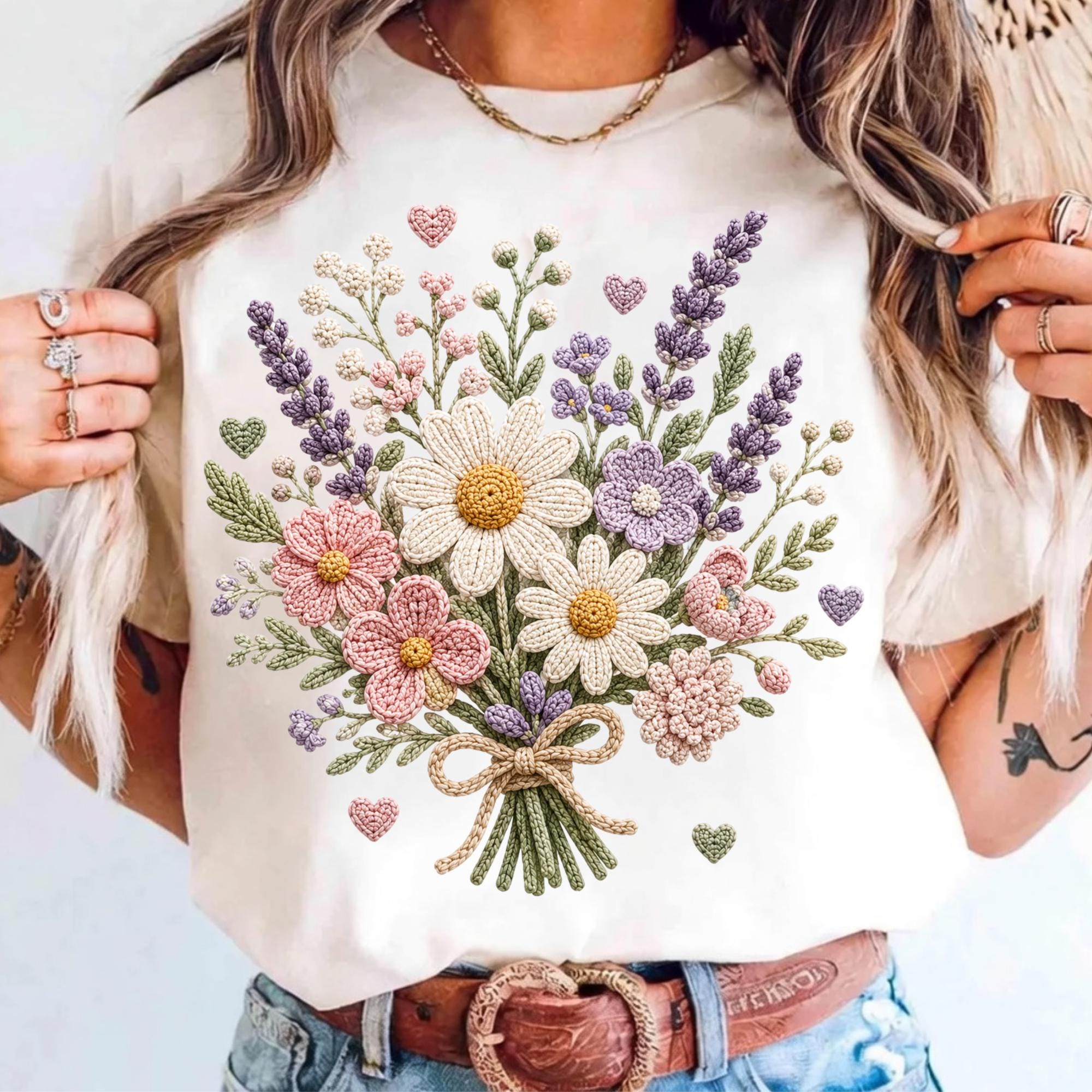 トップス sheller 3D flower embroidery blouse 3d Floral Tops - Etsy