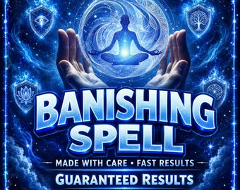 Incantesimo di allontanamento per rimuovere energie negative, cattive influenze, blocchi spirituali, sortilegi e maledizioni.