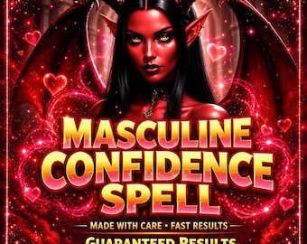 Masculine Confidence Spell | Male Energy Boost Ritual | Charisma, Inner Fire & Intimate Power Magic