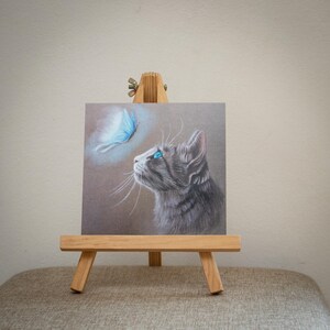 Pet card | Cat greeting card | Cat illustration | Blank card with envelope | Art card