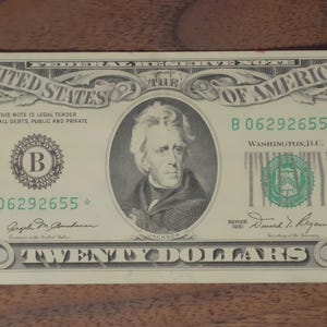 1981 Federal Reserve Note Green Seal - CIRCULATED - Star Note