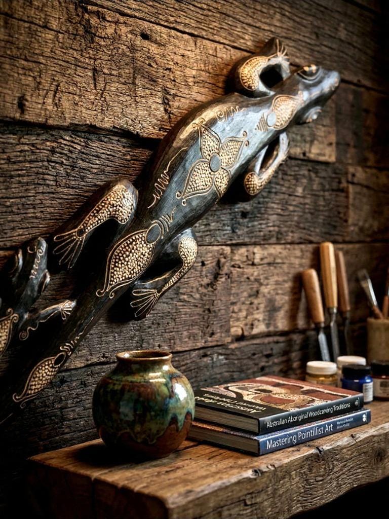 Aboriginal art gecko - Etsy 日本