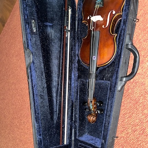 NICOLAE BISTRITA Hand Made for Peter Zaret Violins anno 2015 With Case Violin Handsome stringed musical instrument wood