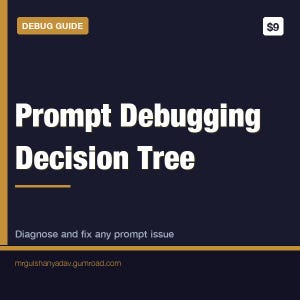 Prompt Debugging Decision Tree PDF — Fix Bad LLM Outputs Fast — AI Prompt Engineering