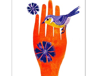 RADOŚĆ I PTAK - ART Print