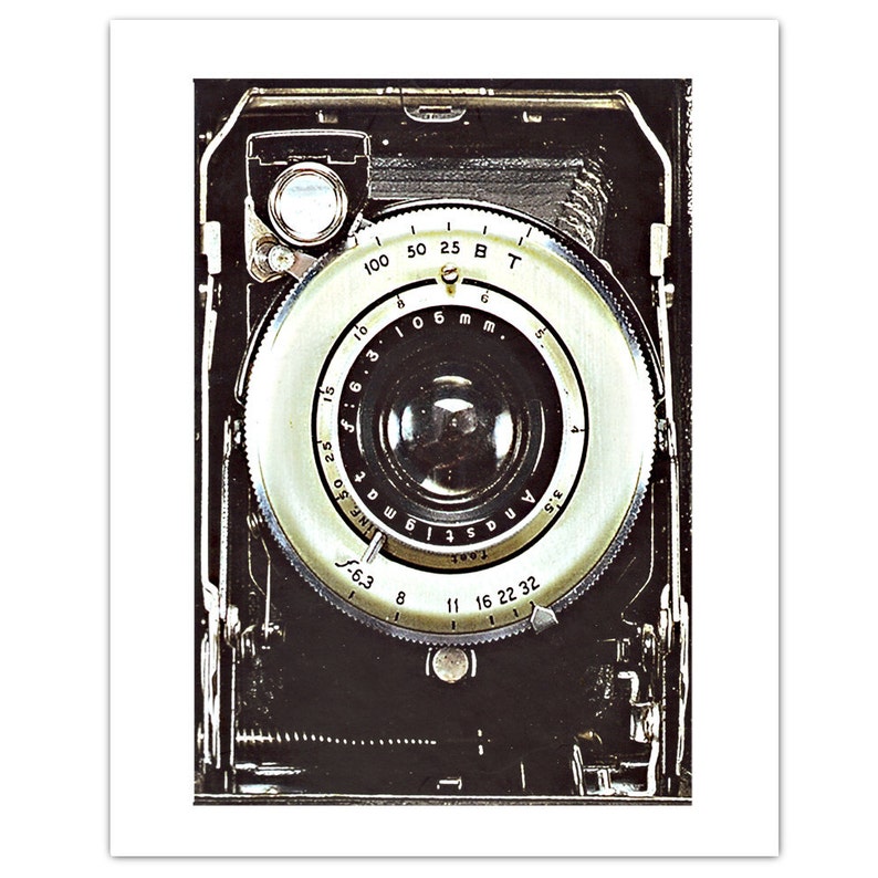 Smile Vintage Camera ART Print image 1