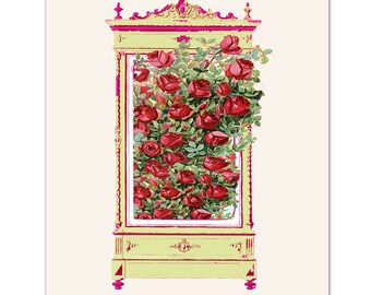 Gratitude - Roses from the Closet - ART Print