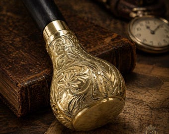 Wooden Walking Stick – Victorian Style Cane, Comfortable Support