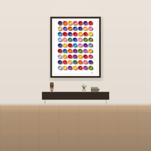 Color Vessels Canvas Art Print | Mixed Media Sculpture Photography, Modern Wall Decor image 2