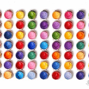 Stampa Pop Art "Vasi di Pittura", Quadro da Parete Arcobaleno Colorato, Decorazione Moderna (Download Digitale) immagine 1