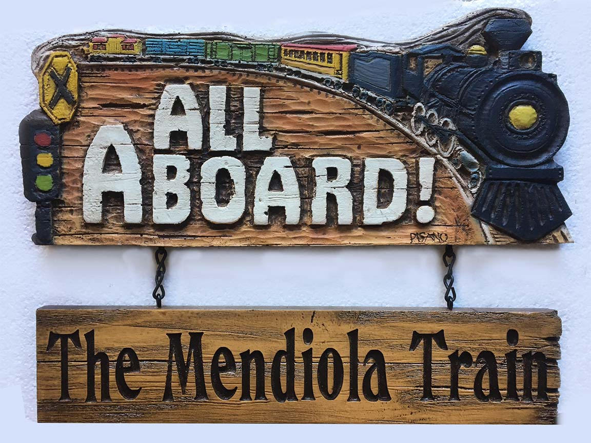 LPLED Personalised All Aboard The Express Train Boys Transportation Bedroom Door Sign Wood Plaque Sign Wall Decor Gift 