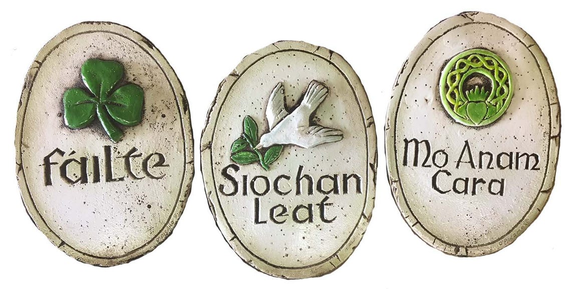 Irish Wall Decor Plaques Set of 3 Etsy