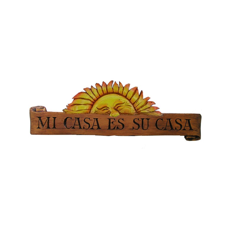 Spanish Sign Mi Casa Es Su Casa Etsy
