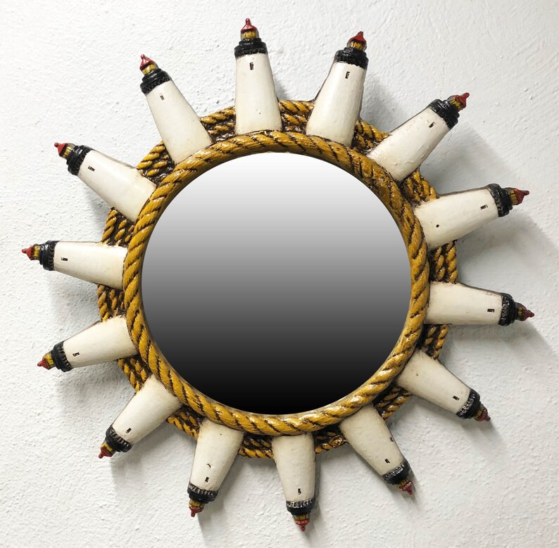 Lighthouse Decor Wall Mirror Etsy