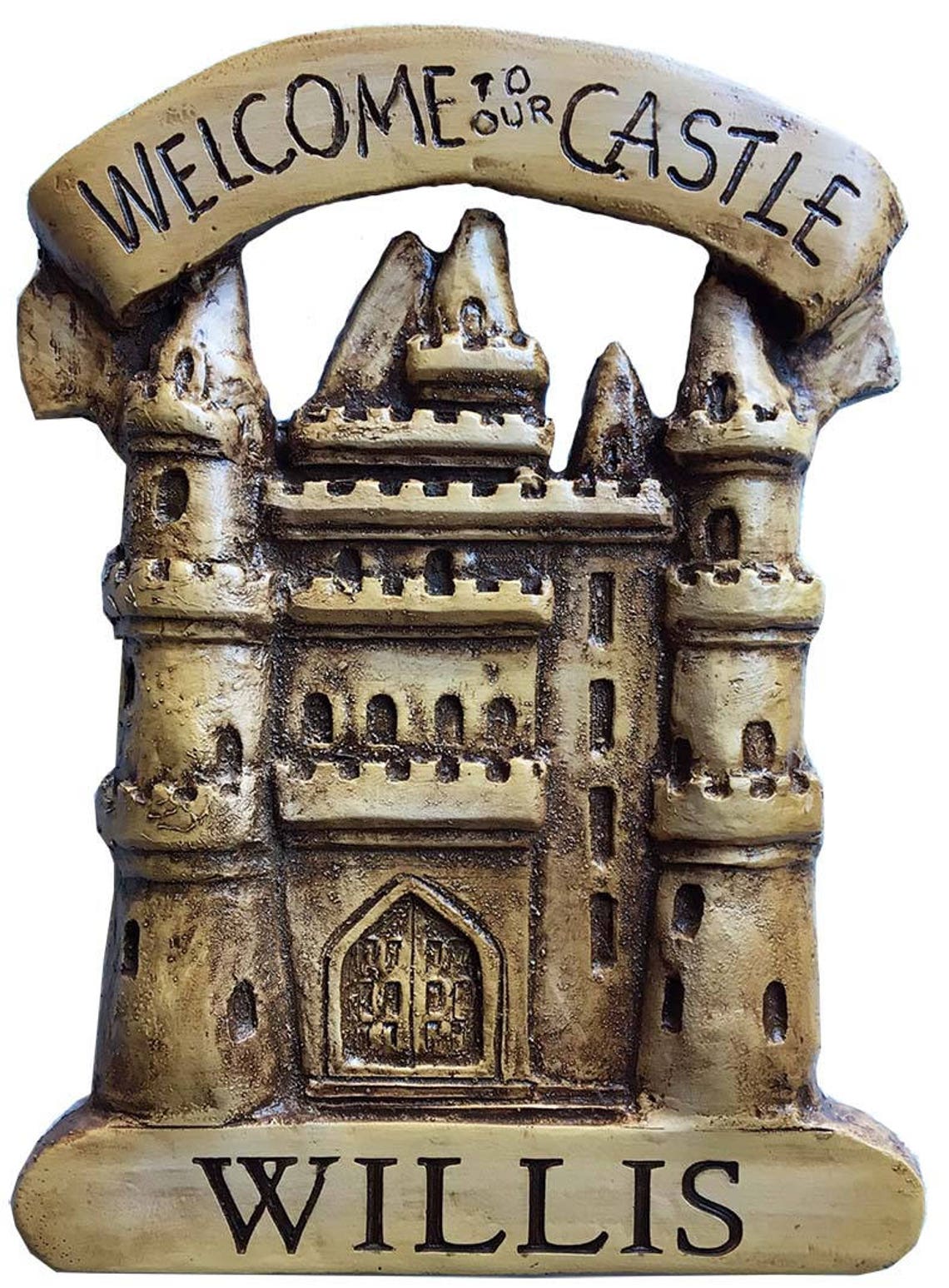 Beach House Sand Castle Welcome Sign Personalized | Etsy