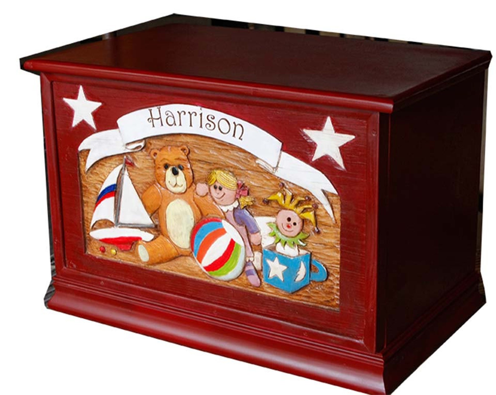 Toy Box Personalized Etsy