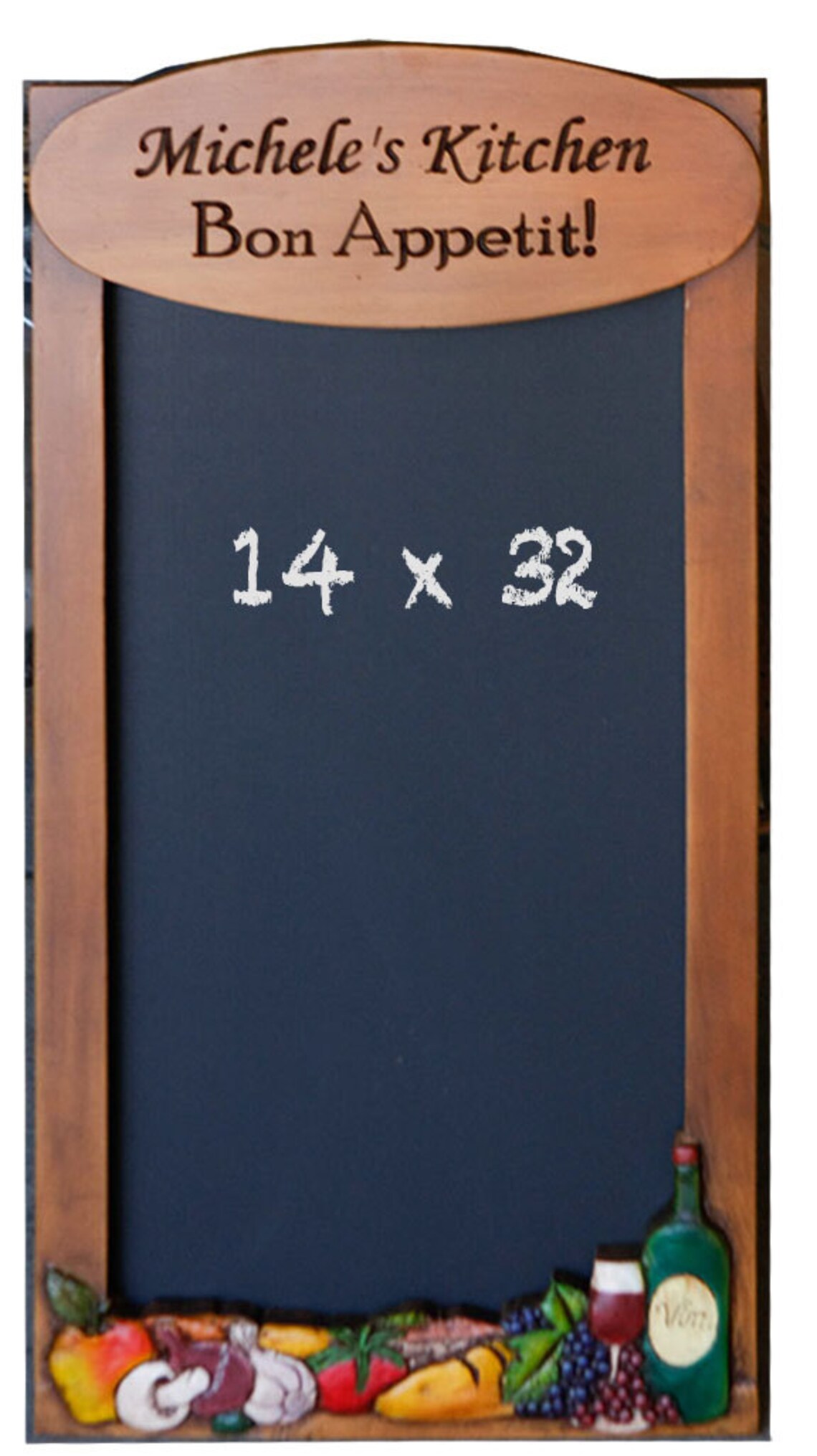 Kitchen Decorative Chalkboard Personalized With Your Name or Etsy