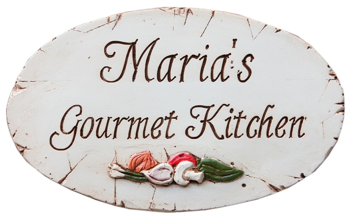 Custom Kitchen Decor Plaque Etsy