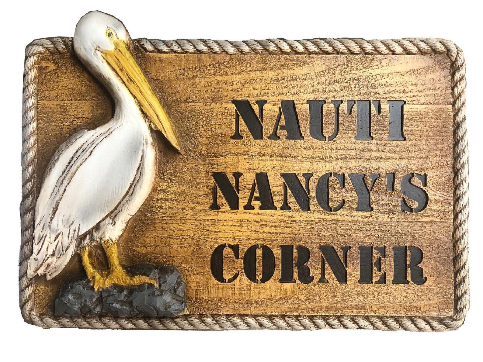 Pelicans Beach House Personalized Sign Etsy