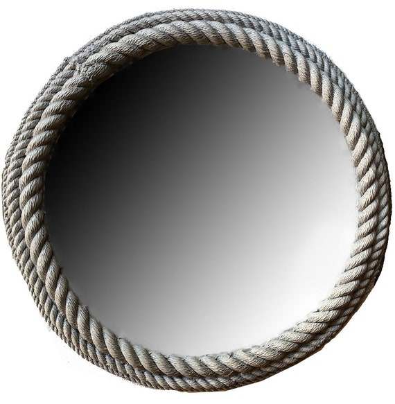 Cast Rope Nautical Wall Mirror